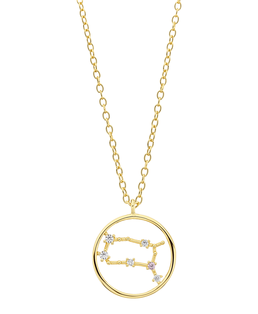 Zodiac Necklace Gemini 18ct Gold Plated - Larsson & Jennings | Official Store