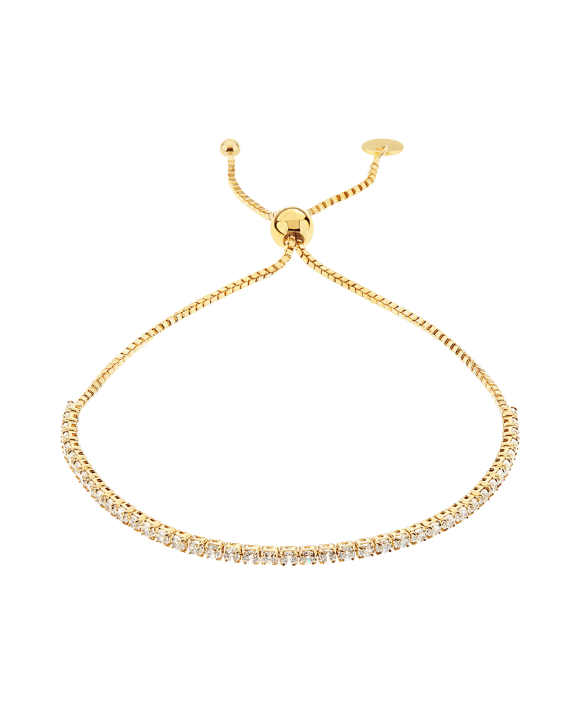 Mila Bracelet White 18ct Gold Plated - Larsson & Jennings | Official Store