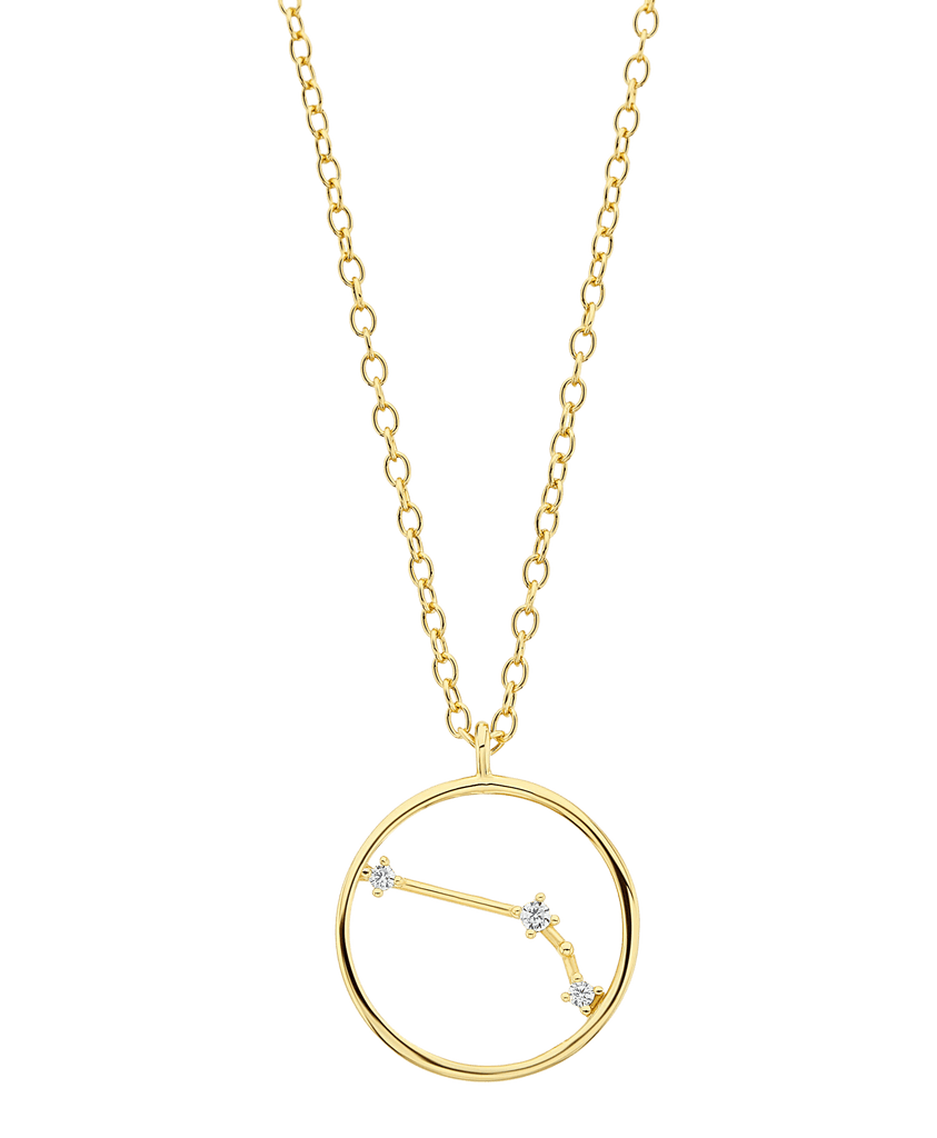 Zodiac Necklace Aries 18ct Gold Plated - Larsson & Jennings | Official Store