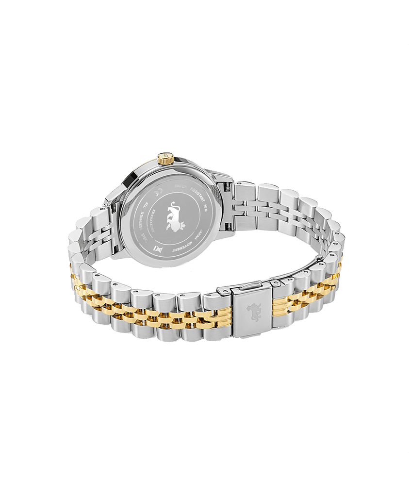 Vivid Link 30mm Silver Gold White - Larsson & Jennings | Official Store