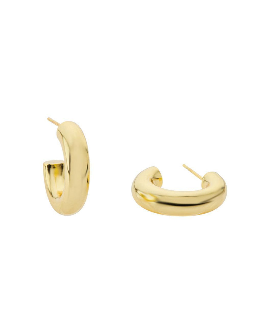 Viveca Small Creole 18ct Gold Plated - Larsson & Jennings | Official Store