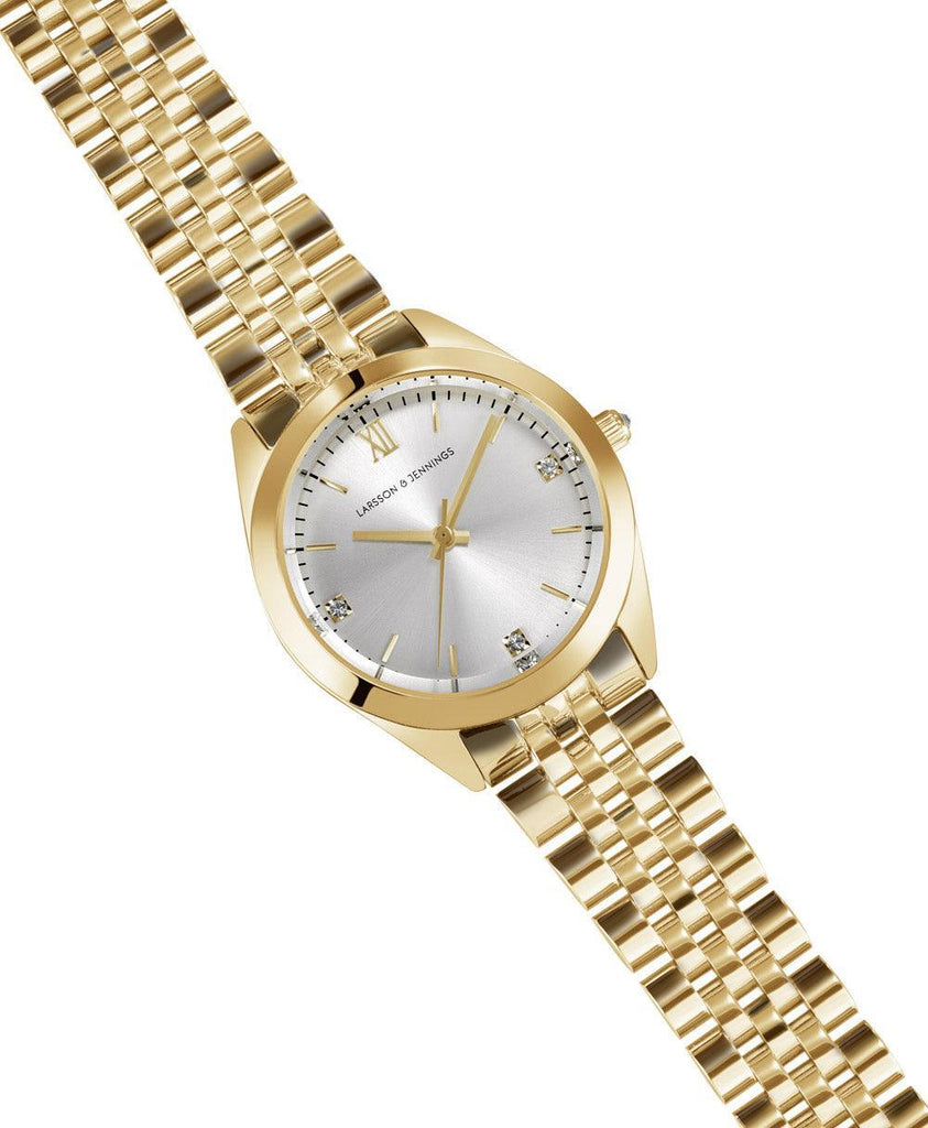 Vivid Elevate Gold White 32mm - Larsson & Jennings | Official Store