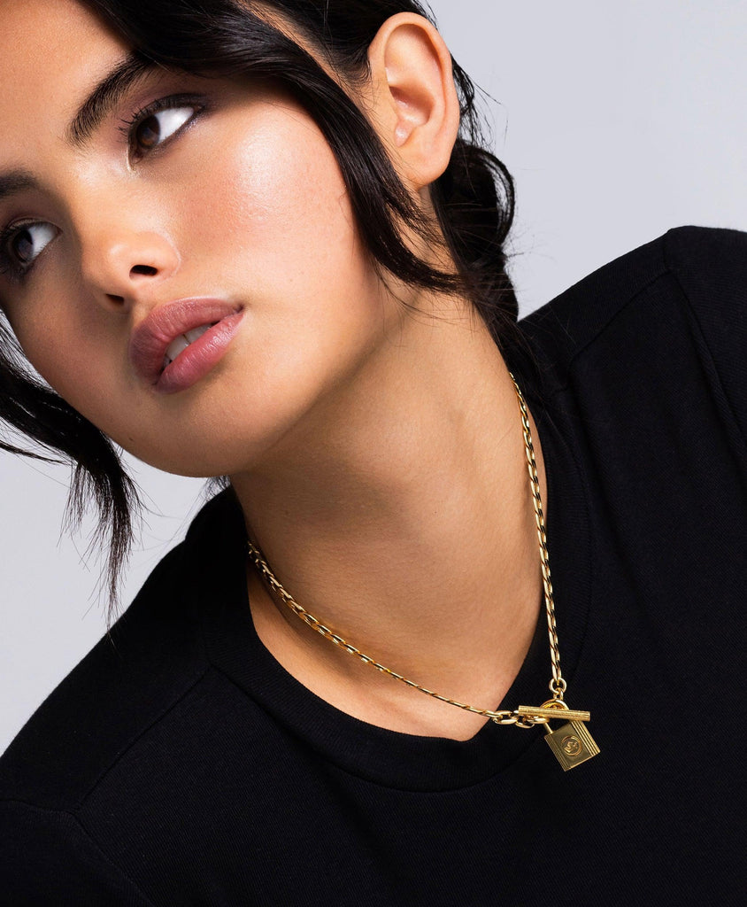 Harpa Necklace 18ct Gold Plated - Larsson & Jennings | Official Store