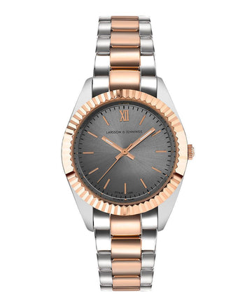 Jade Mixed Rose Gold Grey 36mm - Larsson & Jennings | Official Store