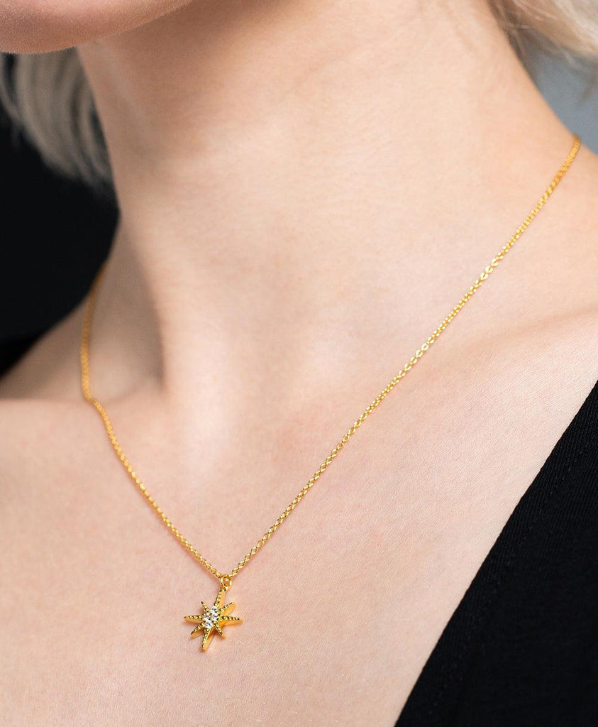 Hedda Necklace 18ct Gold Plated - Larsson & Jennings | Official Store