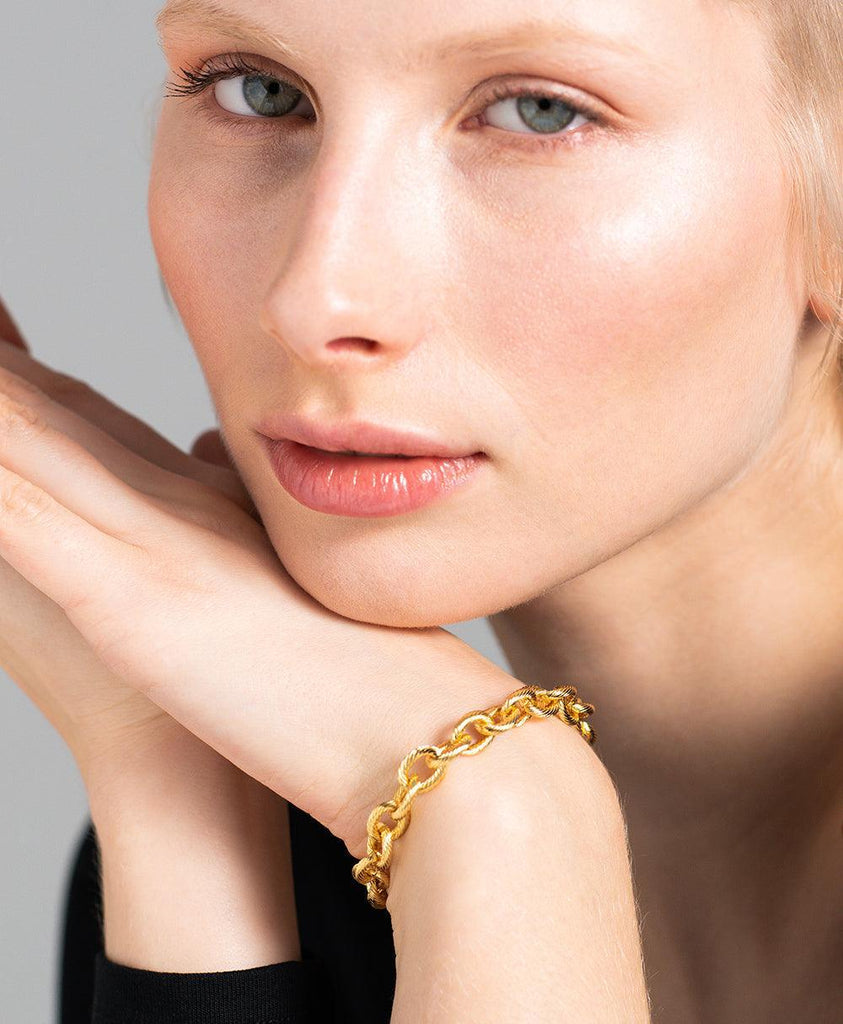 Nova Bracelet 18ct Gold Plated - Larsson & Jennings | Official Store