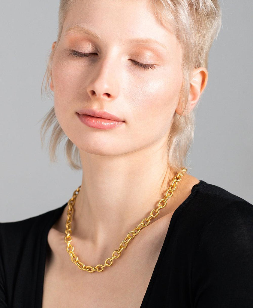 Nova Necklace 18ct Gold Plated - Larsson & Jennings | Official Store