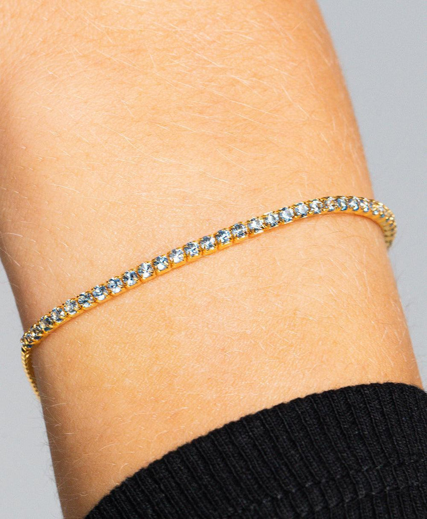 Mila Bracelet Blue 18ct Gold Plated - Larsson & Jennings | Official Store
